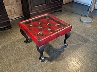 Bijzettafel chesterfield, leeds, rood - afbeelding 1 van  3