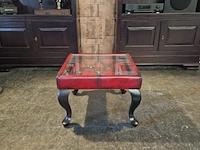 Bijzettafel chesterfield, leeds, rood - afbeelding 2 van  3