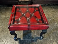 Bijzettafel chesterfield, leeds, rood - afbeelding 3 van  3