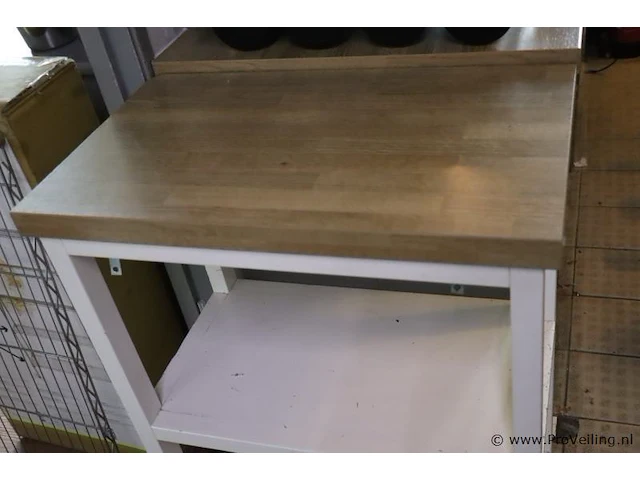 Bijzettafel, hout - 66x40x90cm - afbeelding 4 van  4