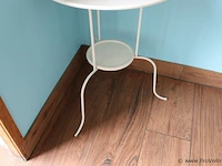 Bijzettafel incl. glazen vaas - 56x67cm (h) - afbeelding 3 van  3