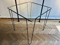 Bijzettafel met glazen blad - afbeelding 1 van  5