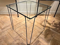Bijzettafel met glazen blad - afbeelding 1 van  7