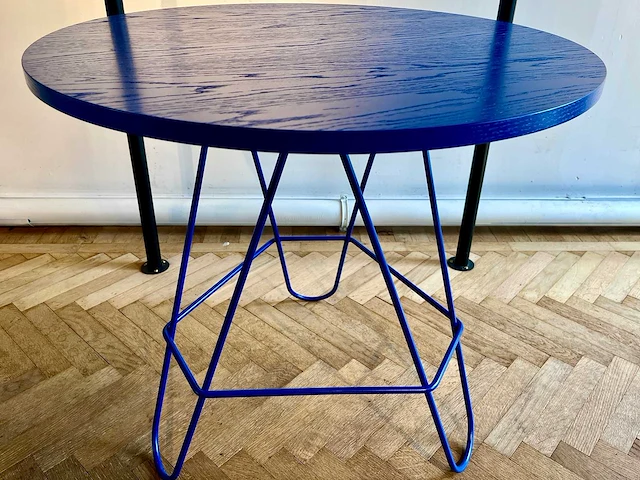 Bijzettafel met houten blad - afbeelding 1 van  4