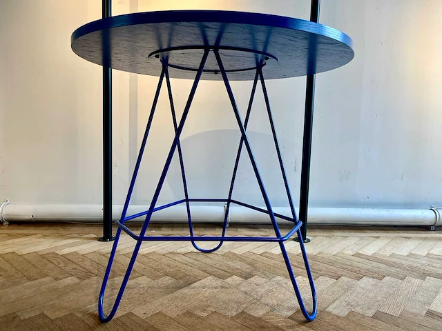 Bijzettafel met houten blad - afbeelding 2 van  4