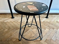 Bijzettafel met marmeren blad - afbeelding 1 van  4