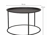 Bijzettafel woood, ivar, zwart - afbeelding 3 van  4