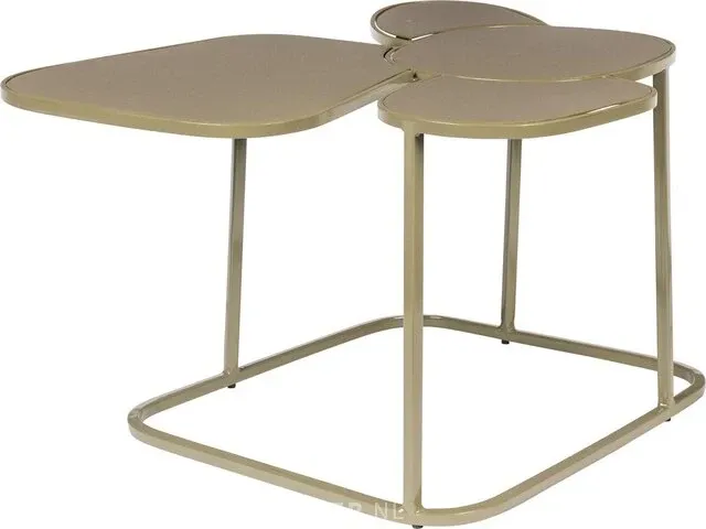 Bijzettafel zuiver, clay / olijfgroen - afbeelding 1 van  2