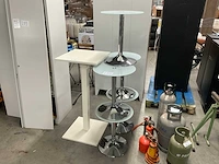 Bijzettafels (5x) en statafel - afbeelding 1 van  7