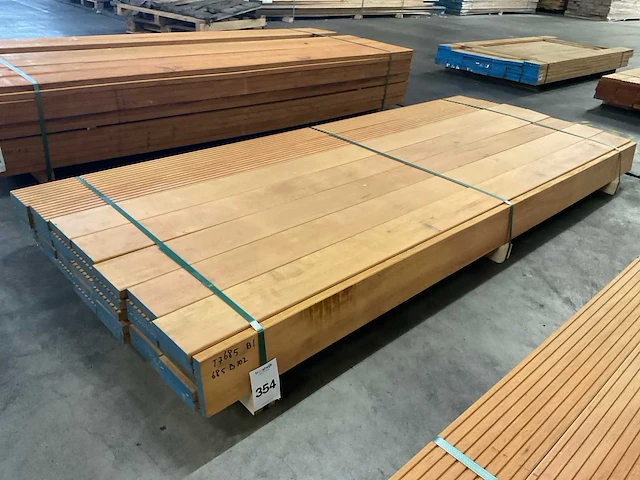 Bilinga vlonderdelen antislip 28x140 mm (36x) - afbeelding 1 van  6