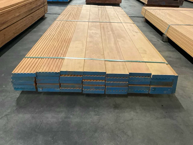 Bilinga vlonderdelen antislip 28x140 mm (36x) - afbeelding 2 van  6