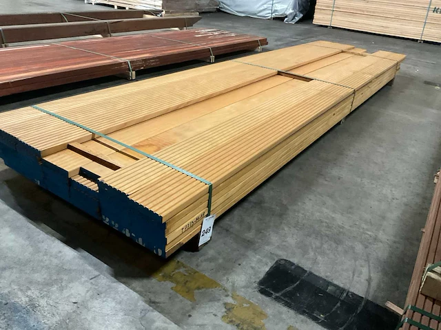 Bilinga vlonderdelen antislip 28x140 mm (40x) - afbeelding 1 van  6