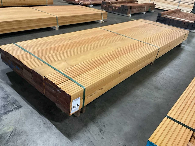 Bilinga vlonderdelen antislip 28x140 mm (42x) - afbeelding 1 van  6