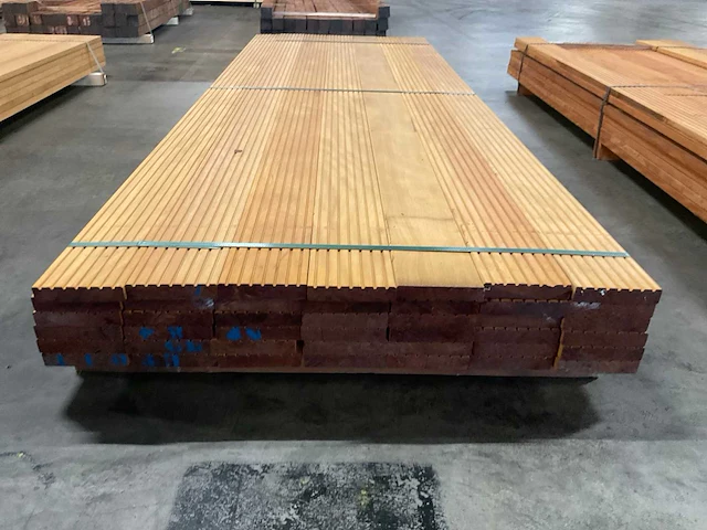 Bilinga vlonderdelen antislip 28x140 mm (42x) - afbeelding 2 van  6