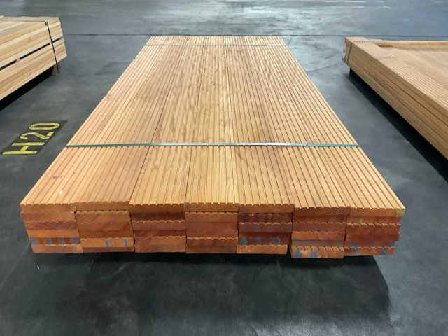 Bilinga vlonderdelen antislip 28x140 mm (42x) - afbeelding 4 van  6