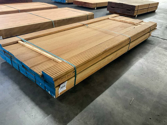 Bilinga vlonderdelen antislip 28x140 mm (44x) - afbeelding 1 van  7
