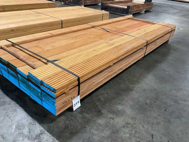 Bilinga vlonderdelen antislip 28x140 mm (45x) - afbeelding 1 van  6