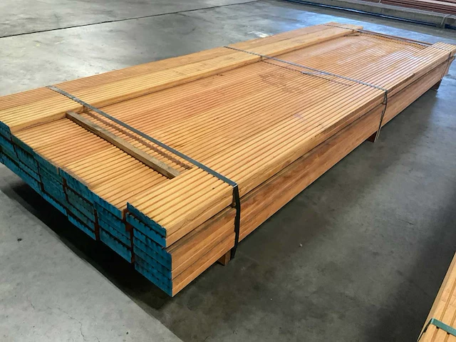 Bilinga vlonderdelen antislip 28x140 mm (45x) - afbeelding 3 van  6