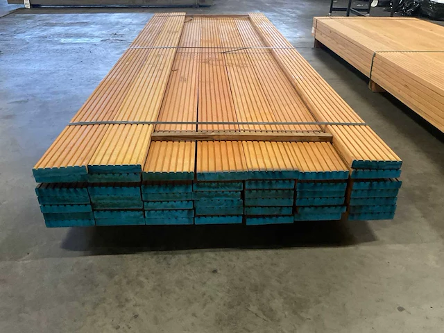Bilinga vlonderdelen antislip 28x140 mm (45x) - afbeelding 4 van  6