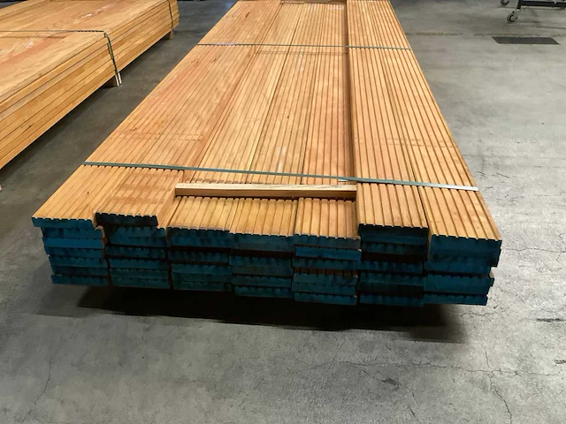 Bilinga vlonderdelen antislip 28x140 mm (46x) - afbeelding 4 van  6
