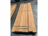 Bilinga vlonderdelen antislip 28x140 mm (46x) - afbeelding 5 van  6