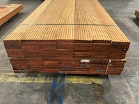 Bilinga vlonderdelen antislip 28x140 mm (84x) - afbeelding 2 van  6