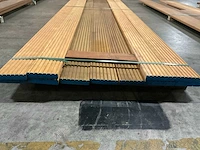 Bilinga vlonderplanken met antislip 28x140 mm (11x) - afbeelding 2 van  6