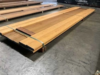 Bilinga vlonderplanken met antislip 28x140 mm (11x) - afbeelding 3 van  6
