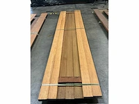 Bilinga vlonderplanken met antislip 28x140 mm (11x) - afbeelding 5 van  6