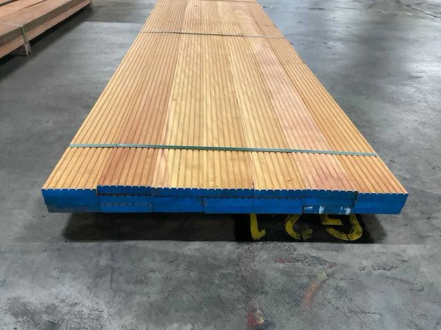 Bilinga vlonderplanken met antislip 28x140 mm (21x) - afbeelding 2 van  6