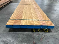 Bilinga vlonderplanken met antislip 28x140 mm (21x) - afbeelding 2 van  6
