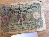 Biljet duitsland 1 mark 1920 - afbeelding 2 van  3