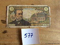 Biljet frankrijk 5fr 1969 - afbeelding 1 van  2