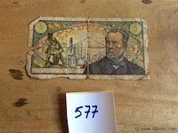 Biljet frankrijk 5fr 1969 - afbeelding 2 van  2