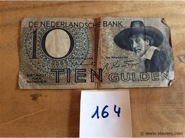 Biljet nl 10 gulden 1944 - afbeelding 1 van  2