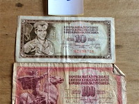 Biljetten joegoslavië 2stuks - afbeelding 1 van  2