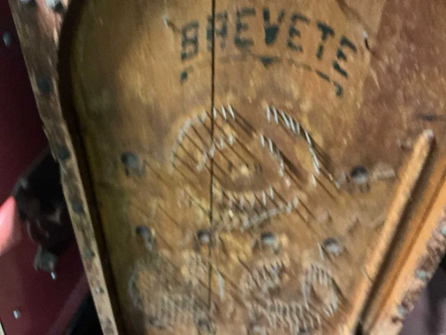 Billiard americain bastin-favresse brevete antiek knikkerbord - afbeelding 3 van  4
