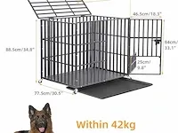 Bingopaw sterke metalen huisdier kennel box - afbeelding 2 van  4