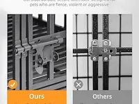 Bingopaw sterke metalen huisdier kennel box - afbeelding 3 van  4