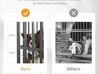 Bingopaw sterke metalen huisdier kennel box - afbeelding 4 van  4
