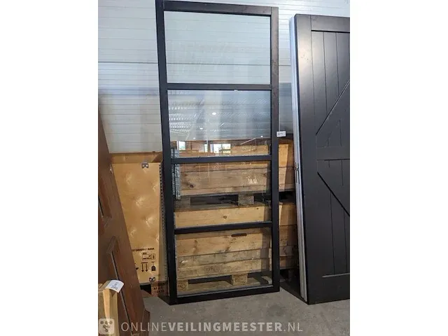 Binnendeur met glas skantrae, ssl 4024 45mm roede - afbeelding 1 van  5