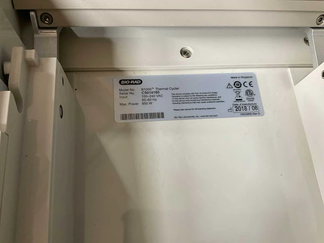 Bio-rad s1000 thermal cycler - afbeelding 4 van  5