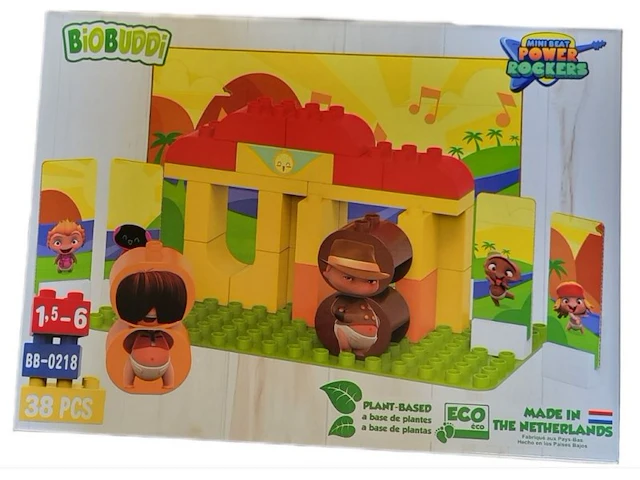 Biobuddi mini beat power rockers - bouwstenen 1 set - afbeelding 1 van  3
