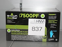 Biologisch afbreekbare nitril handschoenen 7500pf 3 x s - afbeelding 1 van  2