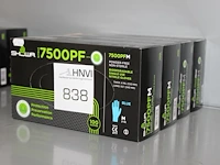 Biologisch afbreekbare nitril handschoenen 7500pf 4 x m - afbeelding 2 van  2