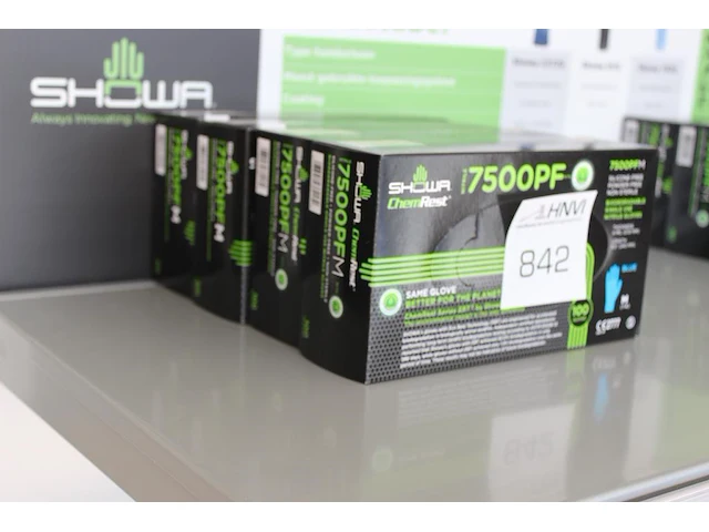 Biologisch afbreekbare nitril handschoenen 7500pf 4 x m - afbeelding 2 van  2