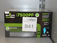 Biologisch afbreekbare nitril handschoenen 7500pf 5 x xl - afbeelding 1 van  2
