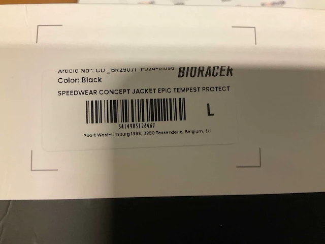 Bioracer speedwear concept fietsjack maat l - afbeelding 2 van  2