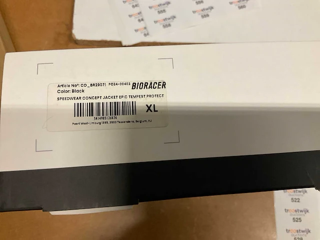 Bioracer speedwear concept fietsjack maat xl - afbeelding 2 van  2