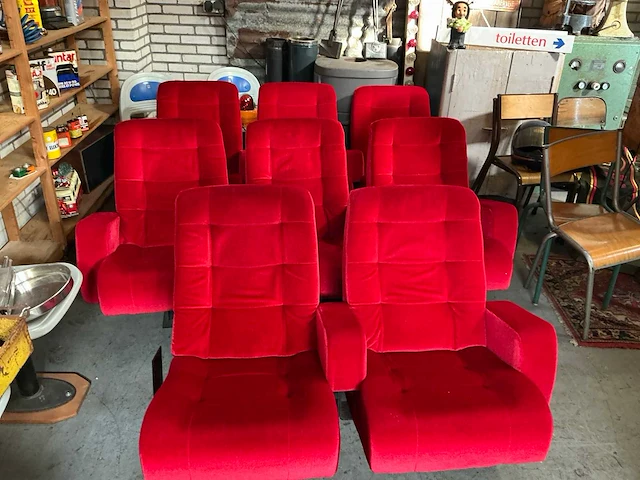 Bioscoop stoel - theatre seat (8x) - afbeelding 2 van  5